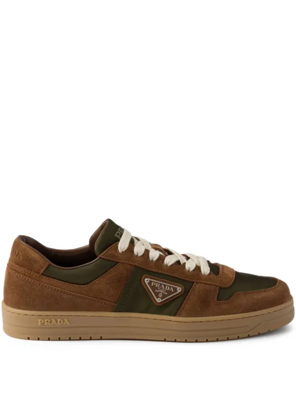 Prada Downtown suede sneakers